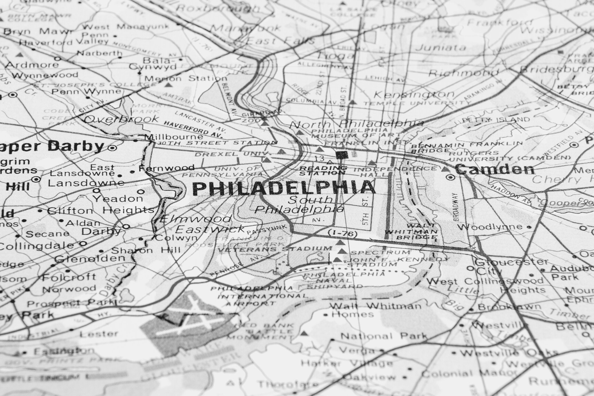 Philadelphia map